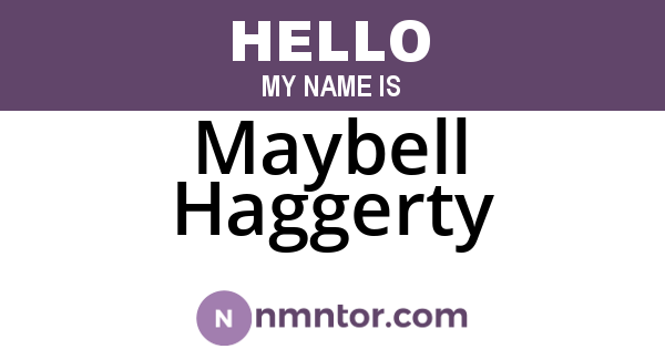 Maybell Haggerty