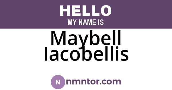 Maybell Iacobellis
