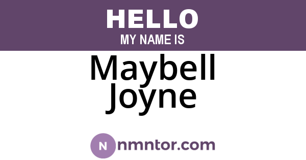 Maybell Joyne