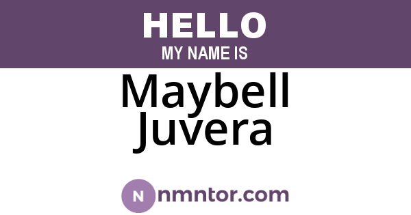 Maybell Juvera