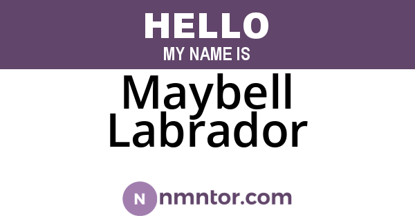 Maybell Labrador