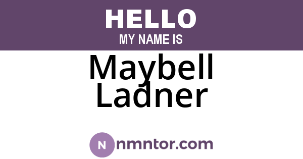 Maybell Ladner