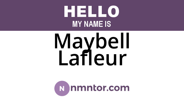 Maybell Lafleur
