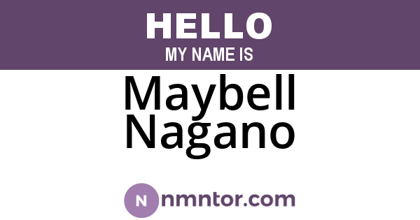 Maybell Nagano