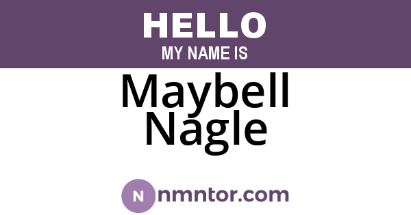 Maybell Nagle