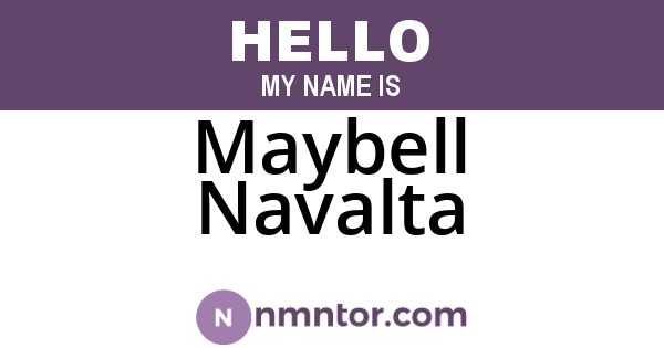 Maybell Navalta