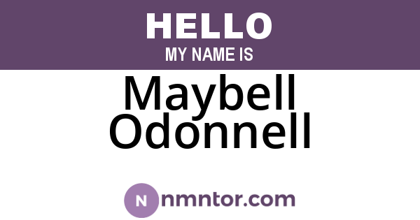 Maybell Odonnell