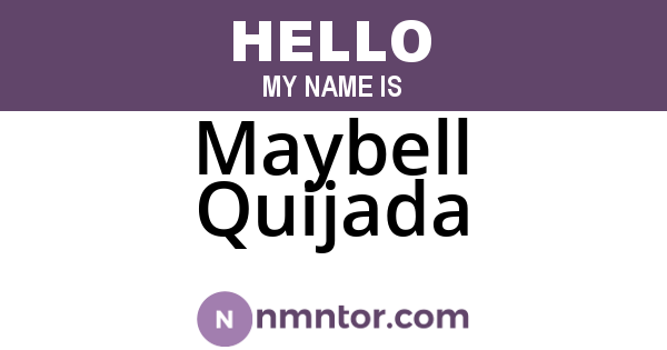 Maybell Quijada