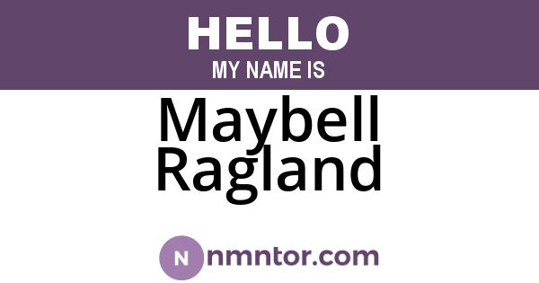 Maybell Ragland