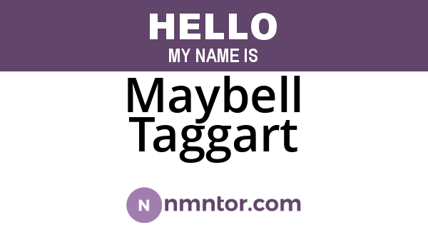 Maybell Taggart
