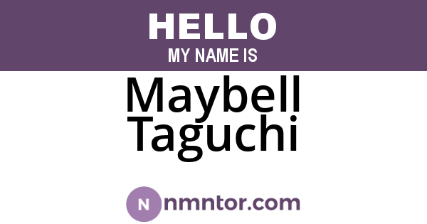 Maybell Taguchi