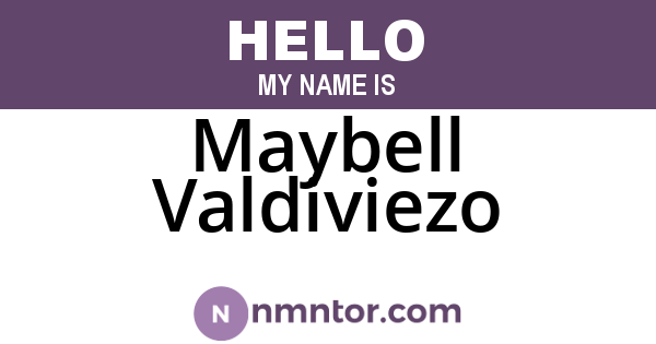Maybell Valdiviezo