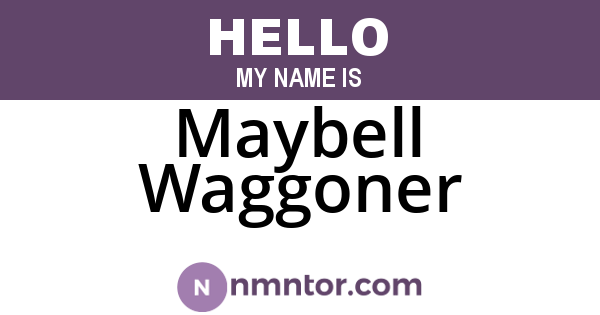 Maybell Waggoner