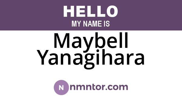 Maybell Yanagihara