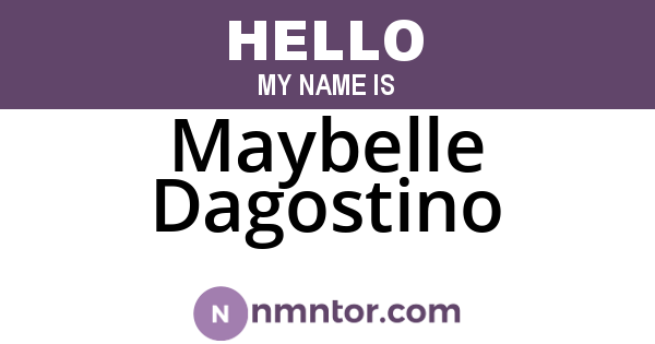 Maybelle Dagostino