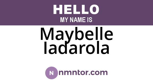 Maybelle Iadarola