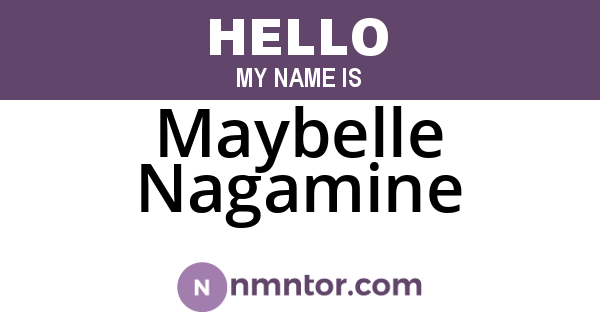 Maybelle Nagamine
