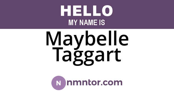 Maybelle Taggart