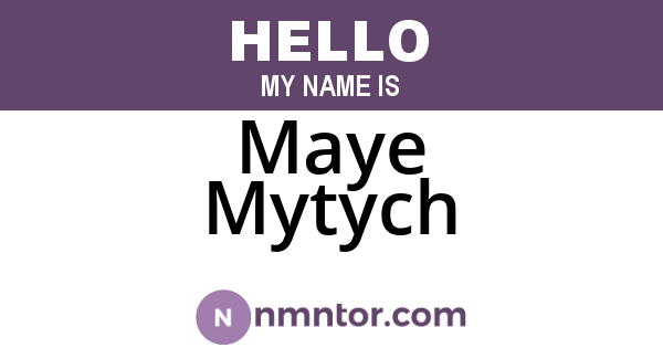 Maye Mytych