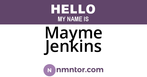 Mayme Jenkins