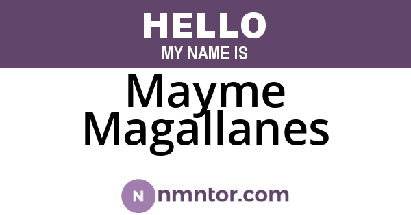 Mayme Magallanes