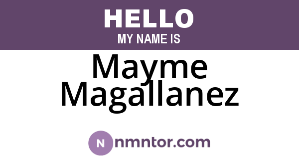 Mayme Magallanez