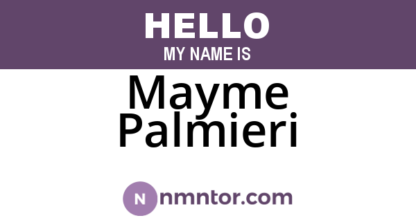 Mayme Palmieri