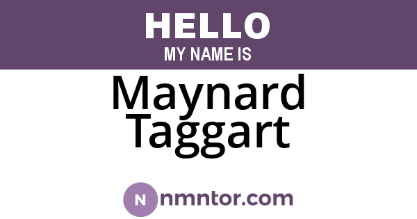 Maynard Taggart