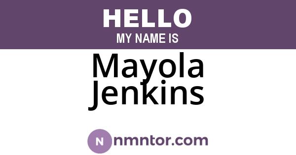 Mayola Jenkins
