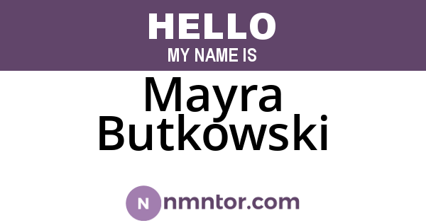 Mayra Butkowski