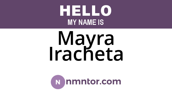 Mayra Iracheta
