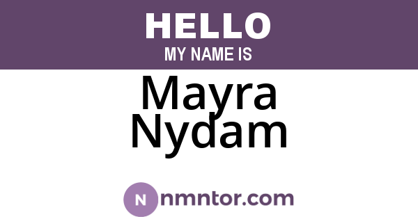 Mayra Nydam