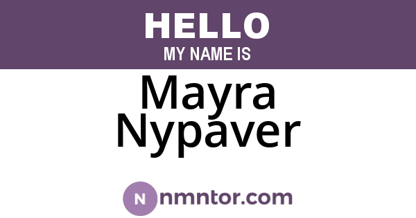 Mayra Nypaver