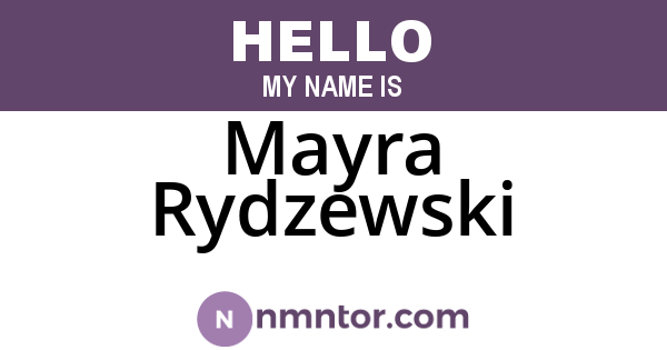 Mayra Rydzewski