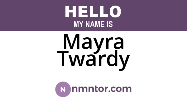 Mayra Twardy