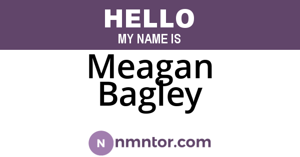Meagan Bagley