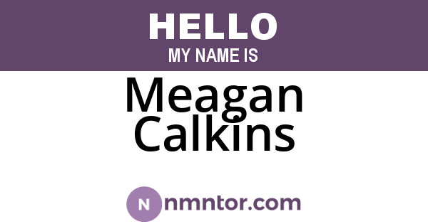 Meagan Calkins