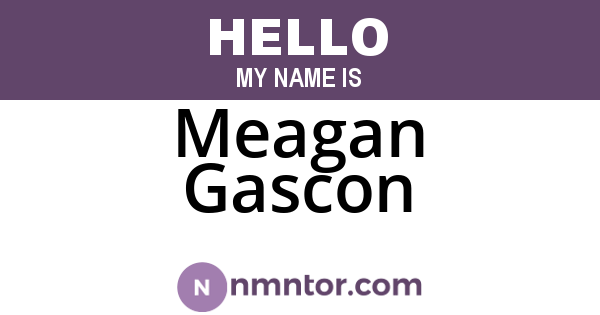 Meagan Gascon