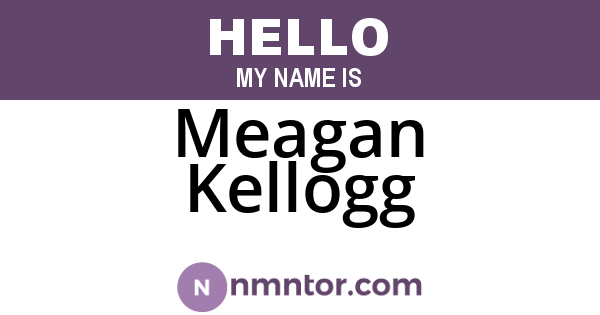 Meagan Kellogg