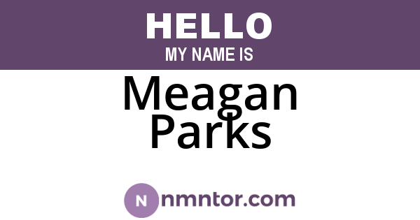 Meagan Parks