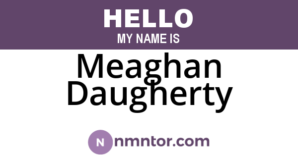 Meaghan Daugherty