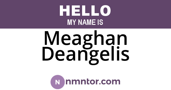 Meaghan Deangelis