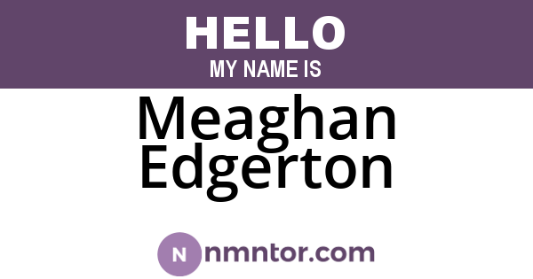 Meaghan Edgerton