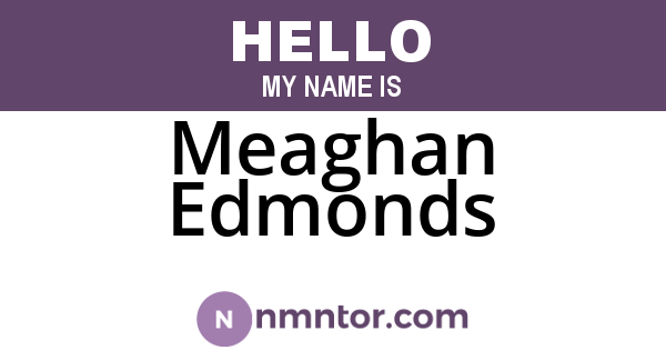 Meaghan Edmonds