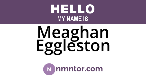 Meaghan Eggleston
