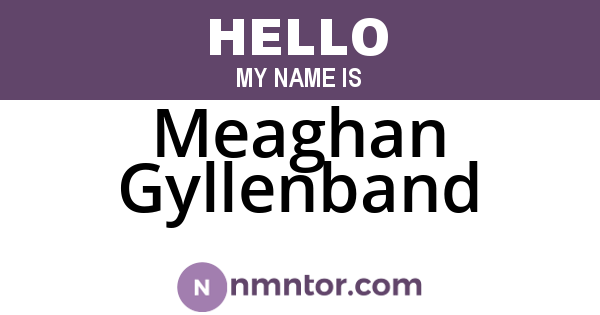 Meaghan Gyllenband