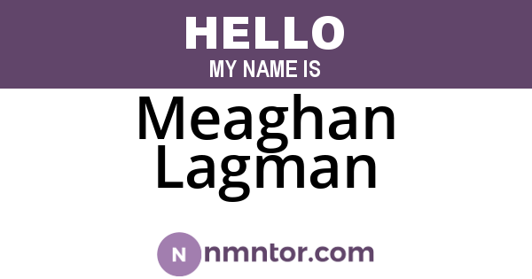Meaghan Lagman