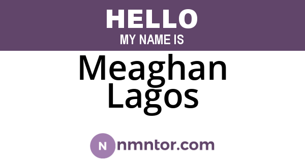 Meaghan Lagos