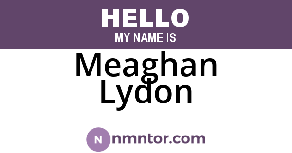 Meaghan Lydon