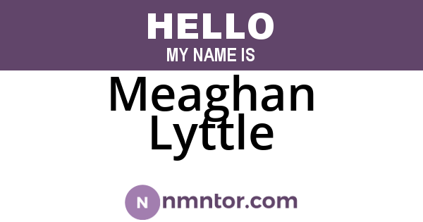 Meaghan Lyttle